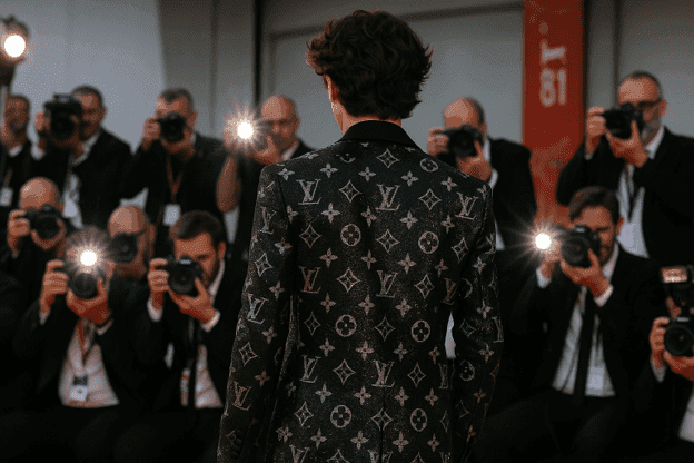 Timothée Chalamet Wears Louis Vuitton at the 2024 Venice Film Festival