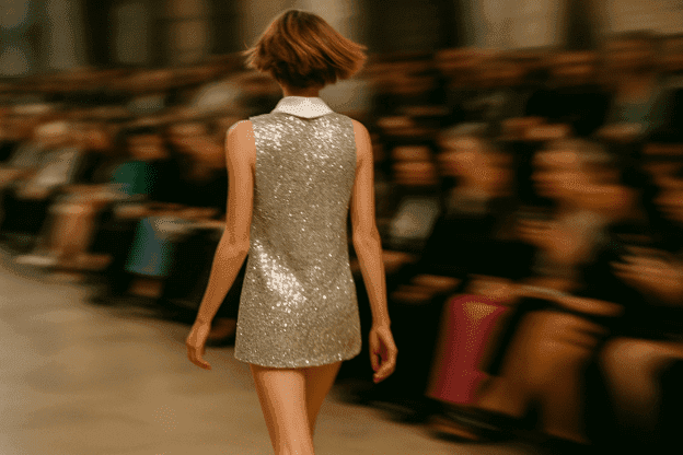 Emma Corrin Dazzles in Miu Miu at the London Fashion Week Spring/Summer 2025 Show