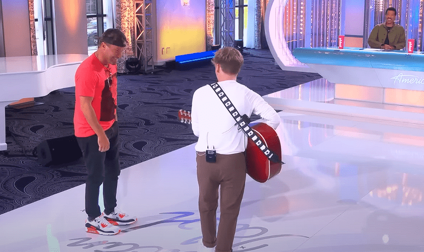 Brian Littrell Supports Son Baylee During His American Idol Audition