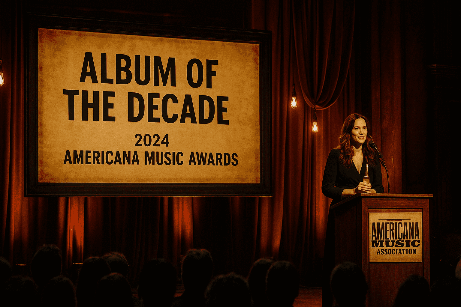 Taylor Swift’s “Evermore” Triumphs as Album of the Decade at the 2024 Americana Music Awards