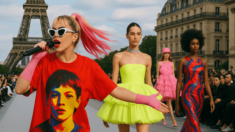 Riley Rae’s Groundbreaking Performance at Paris Fashion Week Redefines Pop and Fashion Fusion