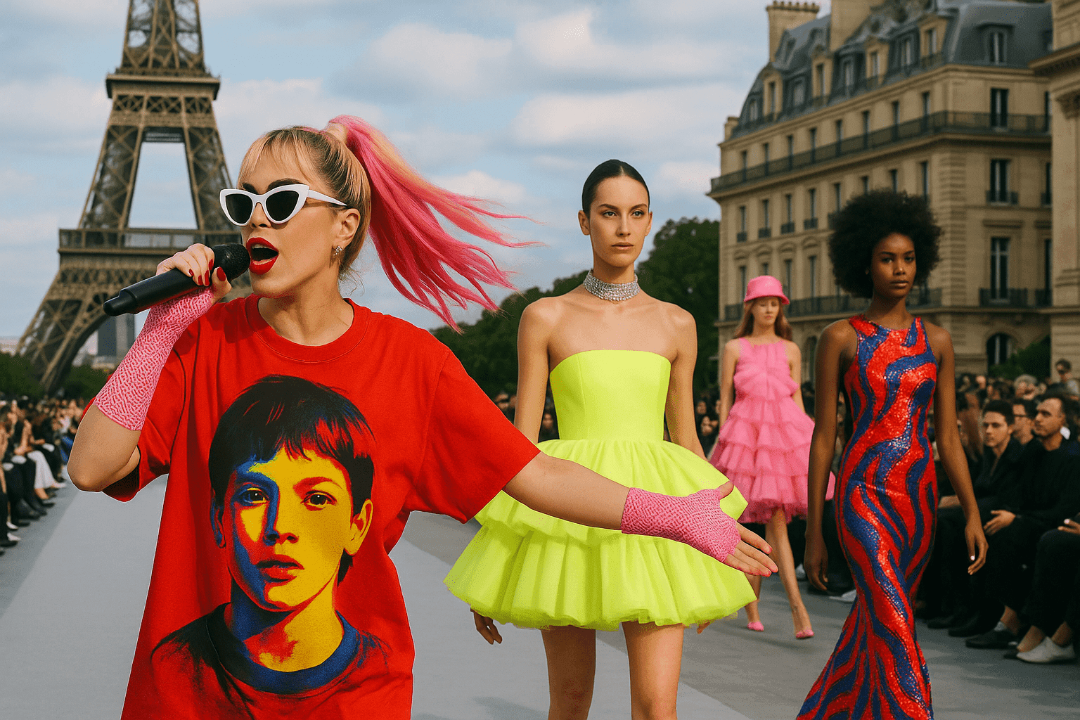 Riley Rae’s Groundbreaking Performance at Paris Fashion Week Redefines Pop and Fashion Fusion
