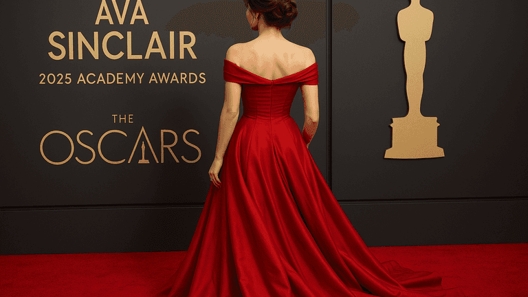 Ava Sinclair Steals the Spotlight at the 2025 Academy Awards: A Stunning Red Carpet Moment