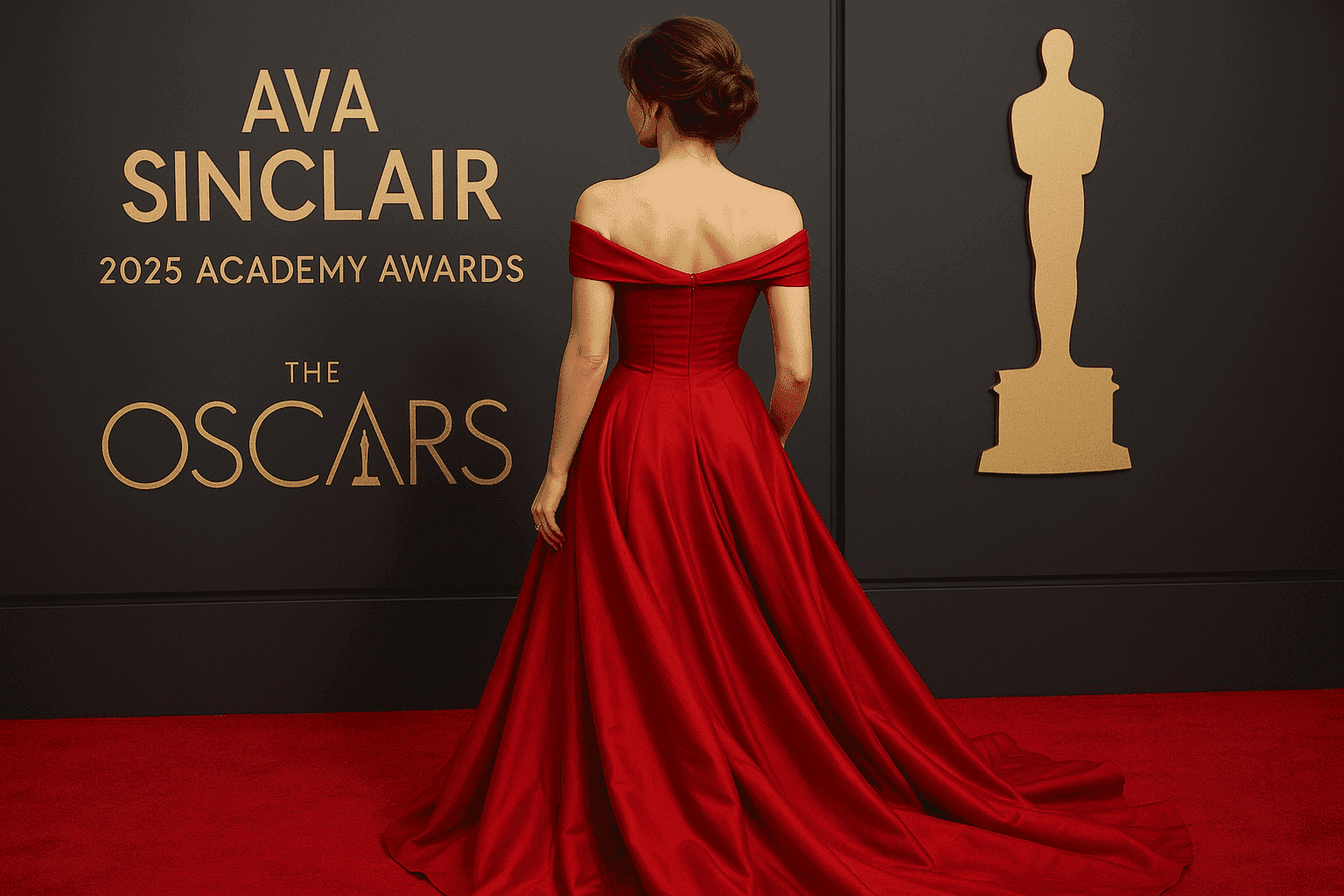 Ava Sinclair Steals the Spotlight at the 2025 Academy Awards: A Stunning Red Carpet Moment
