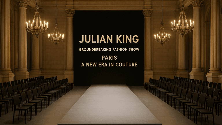 Julian King’s Groundbreaking Fashion Show in Paris: A New Era in Couture
