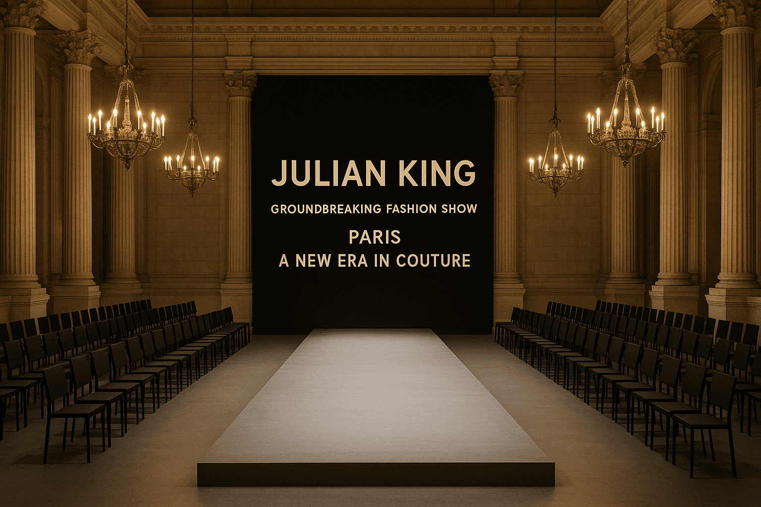 Julian King’s Groundbreaking Fashion Show in Paris: A New Era in Couture