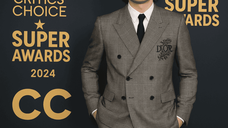 Joe Keery Turns Heads in Dior Men at the 2024 Critics’ Choice Super Awards