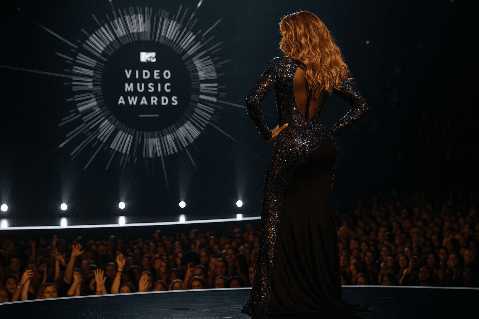 Beyoncé’s 2014 MTV Video Music Awards: A Dazzling Fashion Moment in Nicolas Jebran
