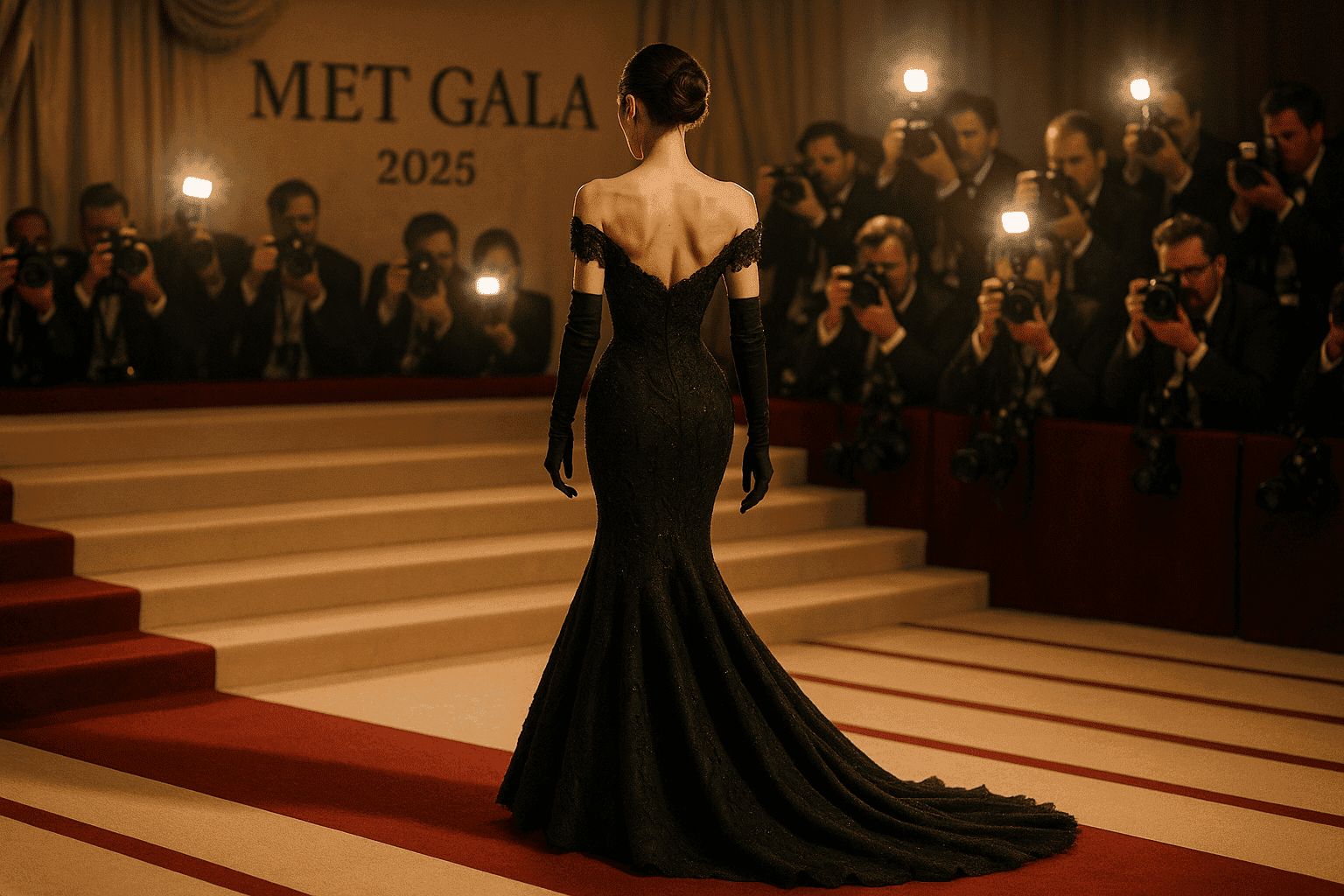 Bella Hadid Brings Glamour to the 2025 Met Gala with Vintage Couture