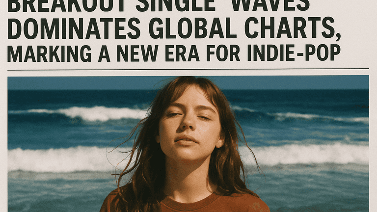 Luna Hargrave’s Breakout Single “Waves” Dominates Global Charts, Marking a New Era for Indie-Pop