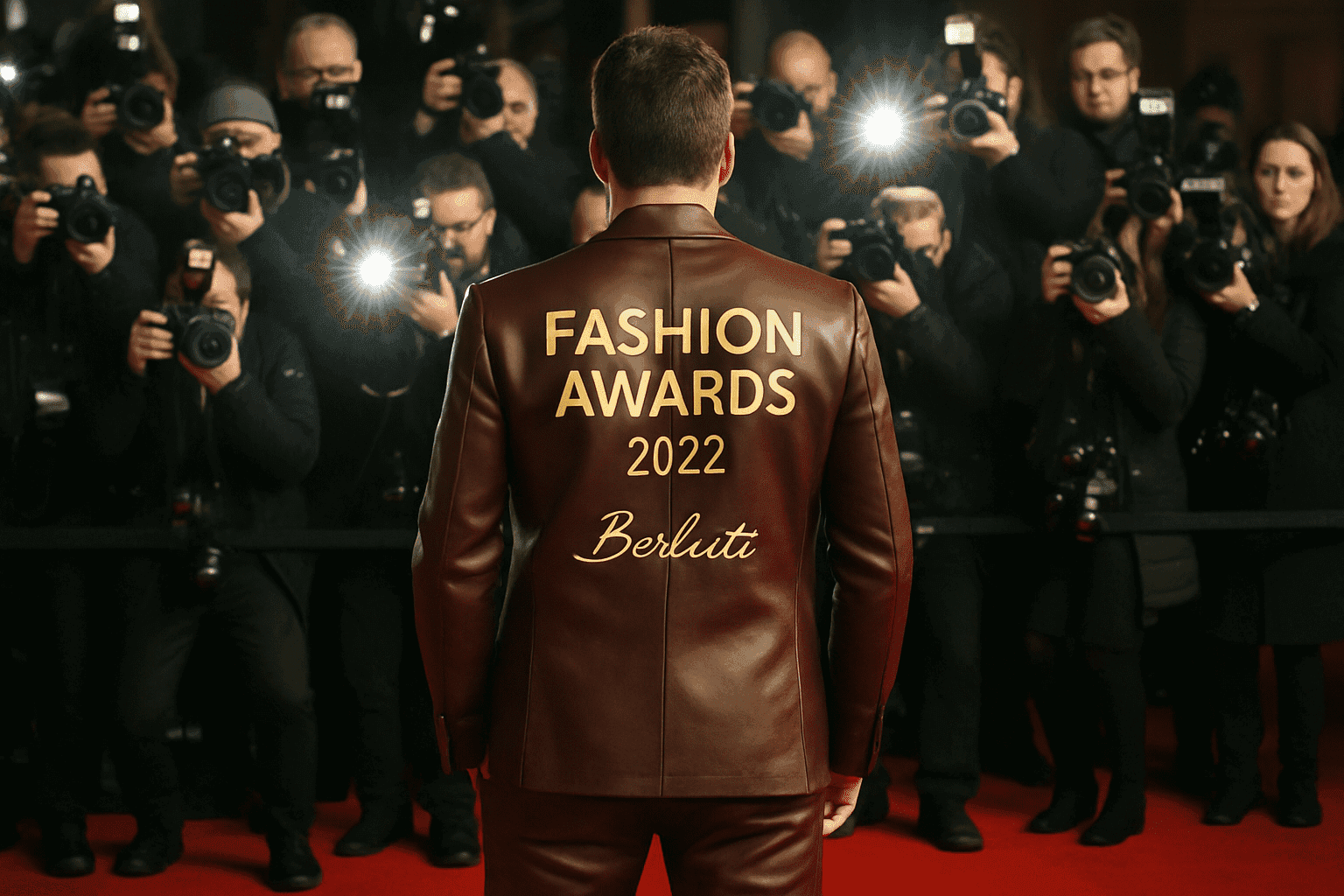 Sebastian Stan in Custom Berluti at the 2022 British Fashion Awards