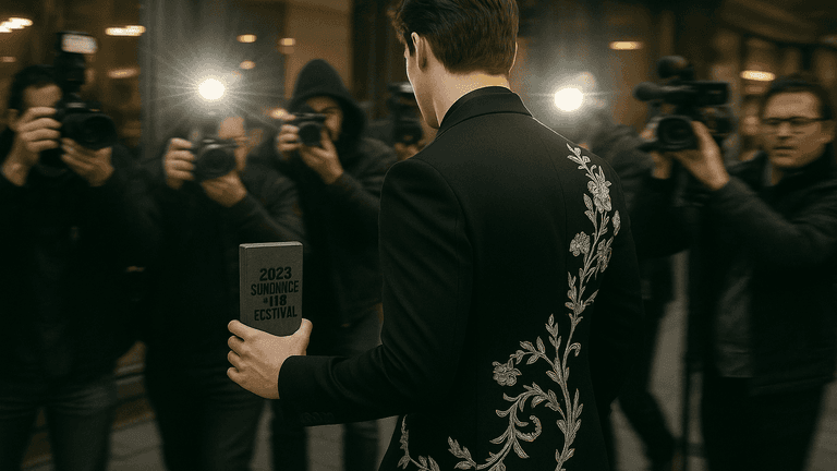 Nicholas Galitzine Wears Custom Alexander McQueen at the 2023 Sundance Film Festival