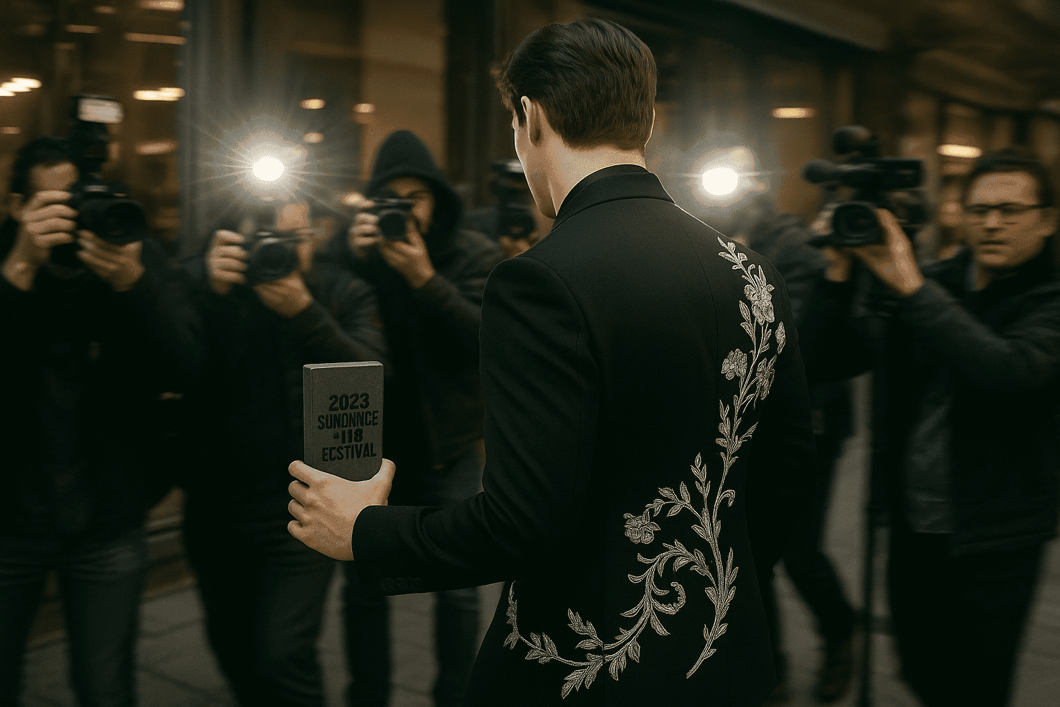 Nicholas Galitzine Wears Custom Alexander McQueen at the 2023 Sundance Film Festival