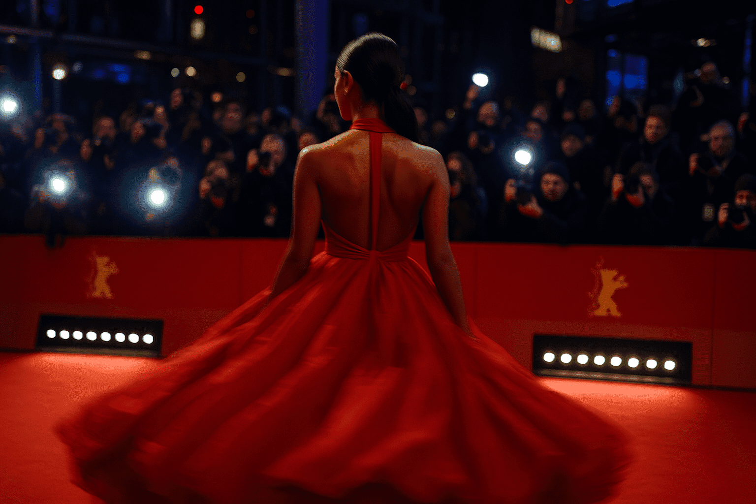 Simone Ashley Stuns in Custom Valentino at the 2023 Berlin International Film Festival