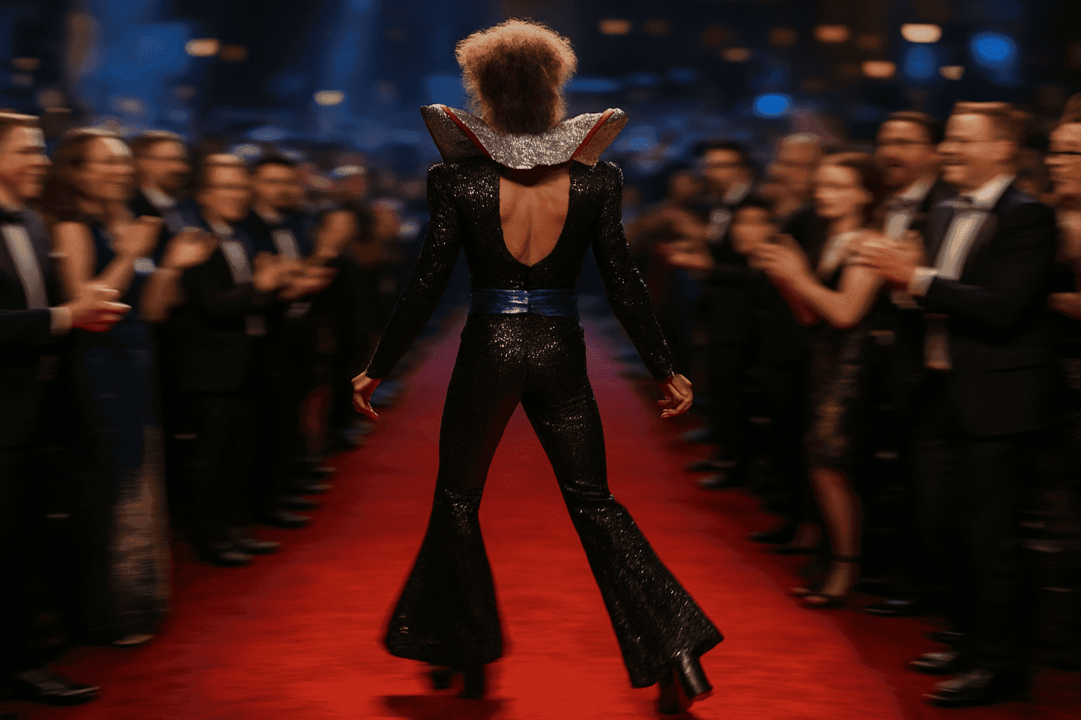 Keiynan Lonsdale Channels Glam-Rock Royalty in Marc Jacobs at the GLAAD Media Awards