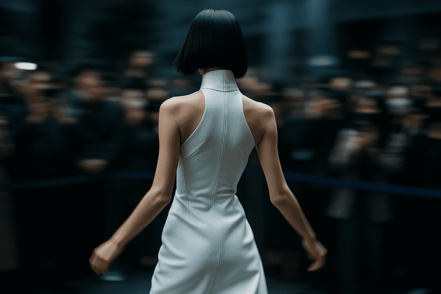 HoYeon Jung Channels Futuristic Minimalism in Bottega Veneta at the Seoul Fashion Week Gala