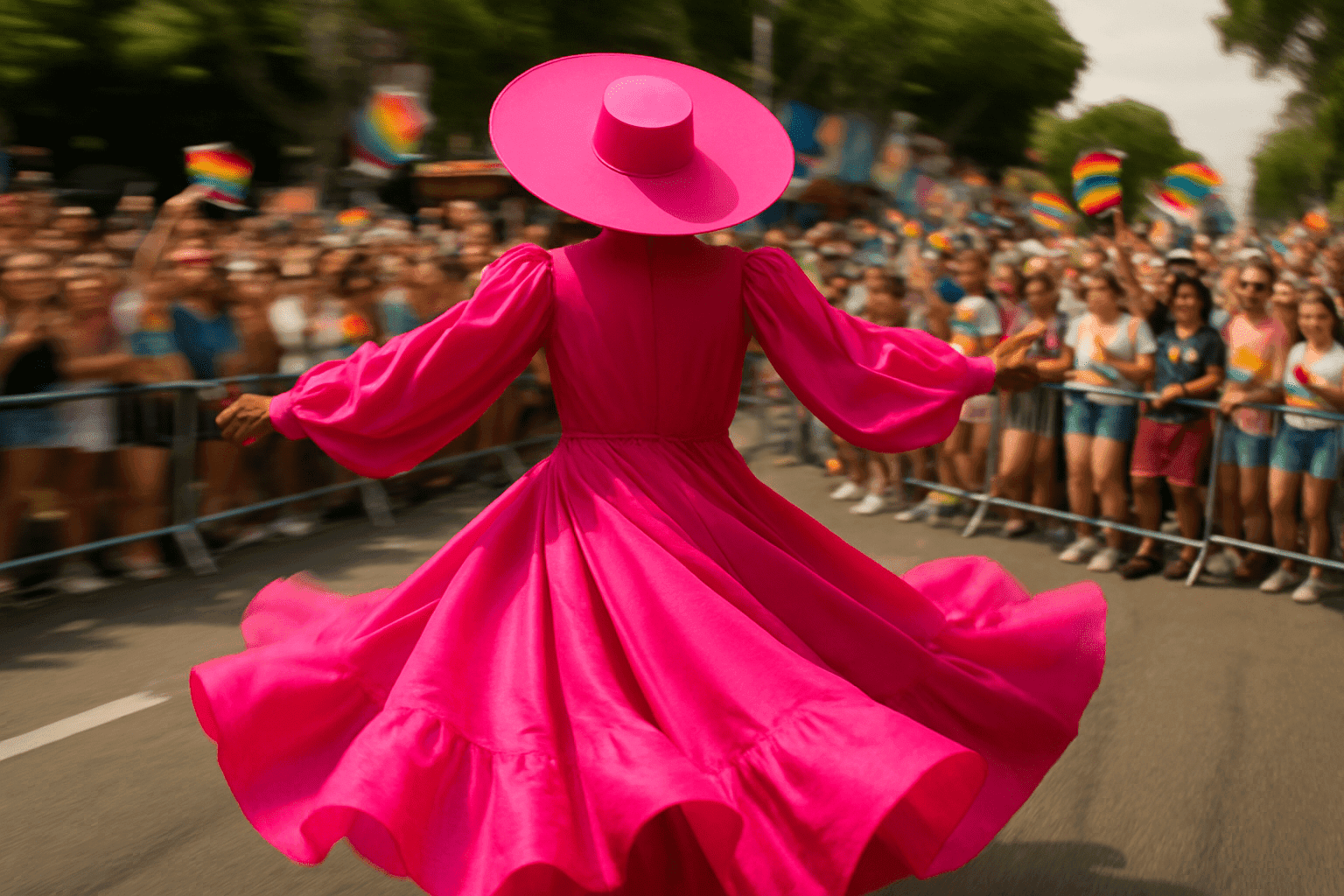 Billy Porter Rocks Custom Valentino at the 2023 LA Pride Parade