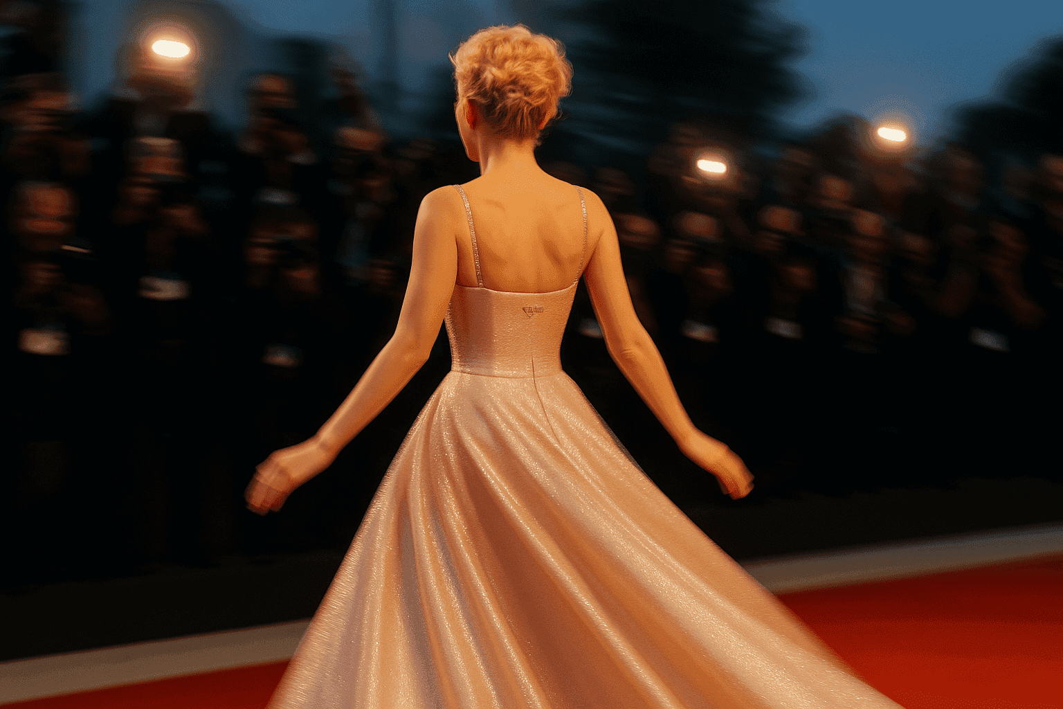 Julia Garner Dazzles in Custom Prada at the 2023 Venice Film Festival Premiere