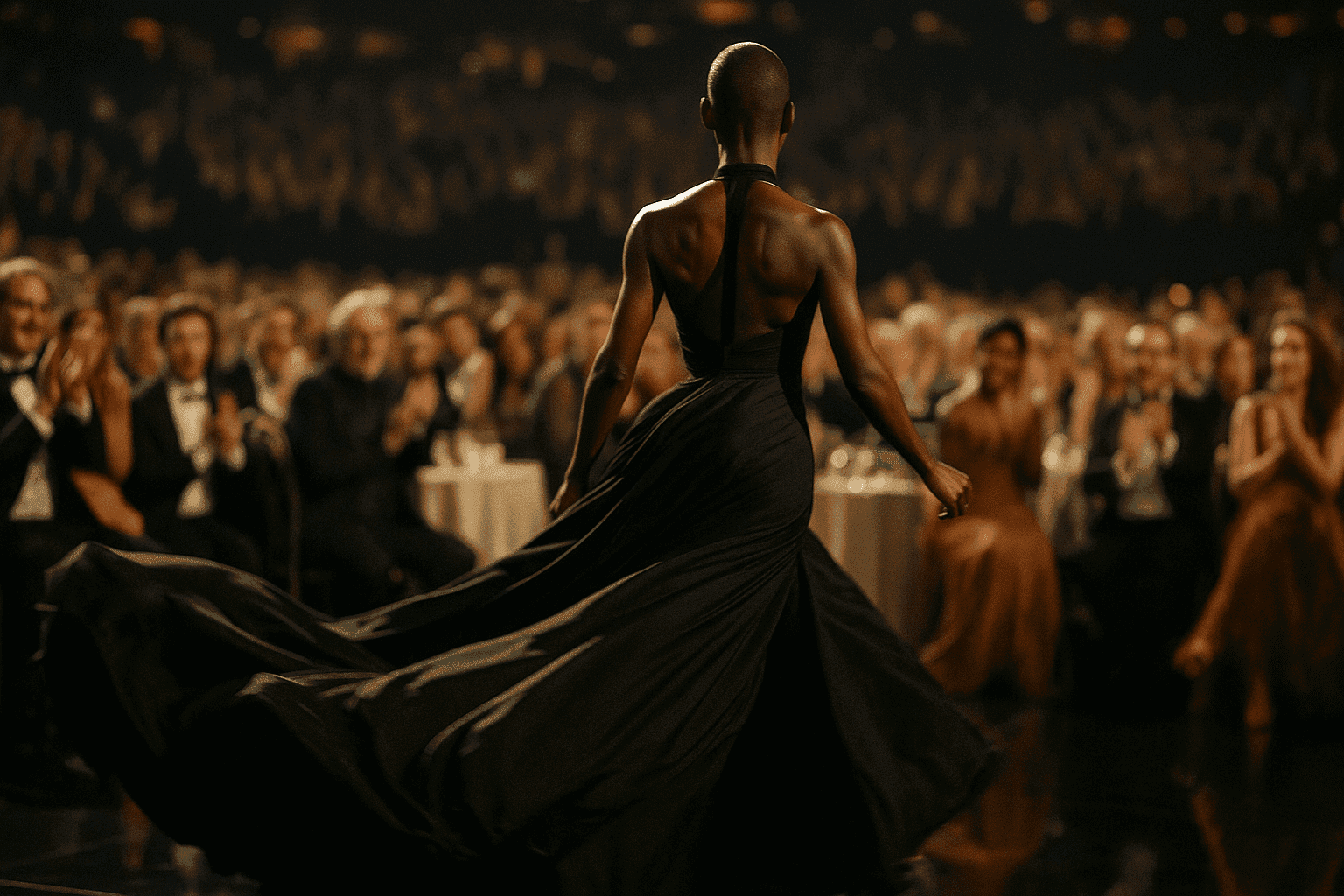 Michaela Coel Turns Heads in Custom Balenciaga at the 2023 Emmy Awards