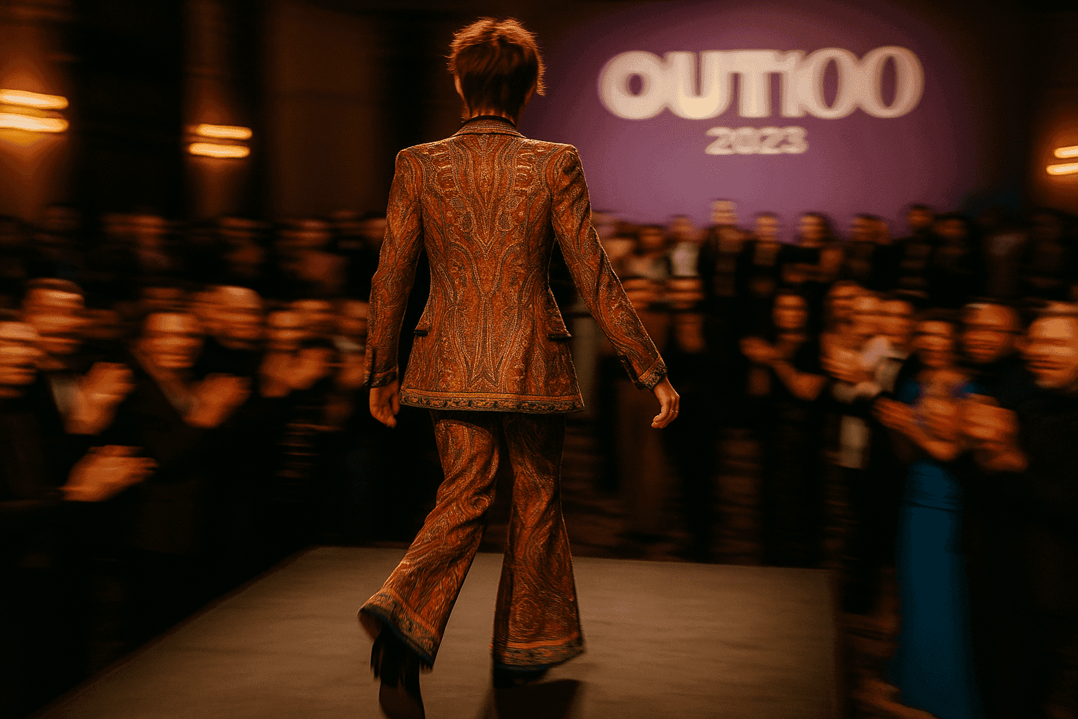 Lachlan Watson Makes a Statement in Custom Etro at the 2023 Out100 Gala