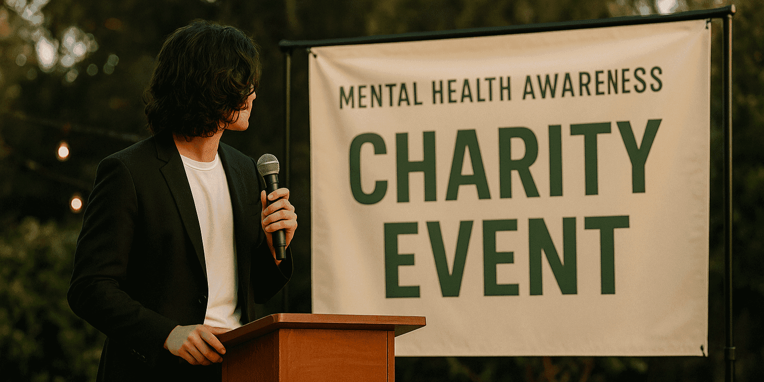 Ezra Miller Hosts Charity Event in Los Angeles to Support Mental Health Awareness