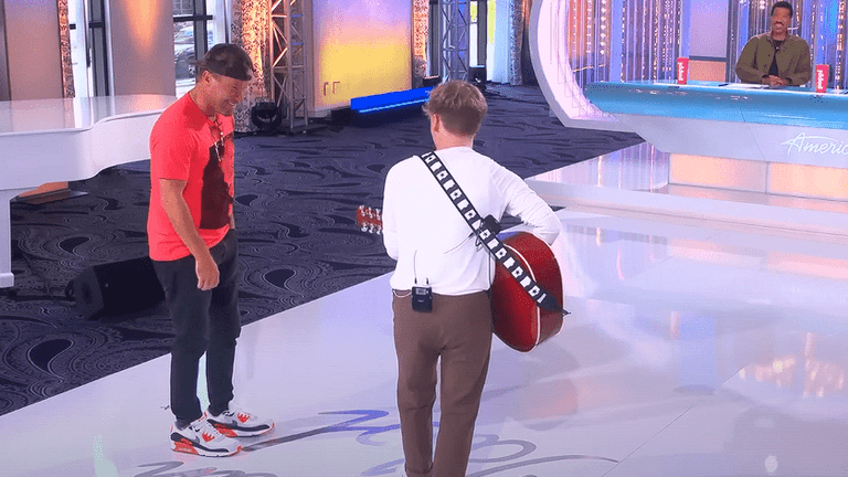 Brian Littrell Supports Son Baylee During His American Idol Audition