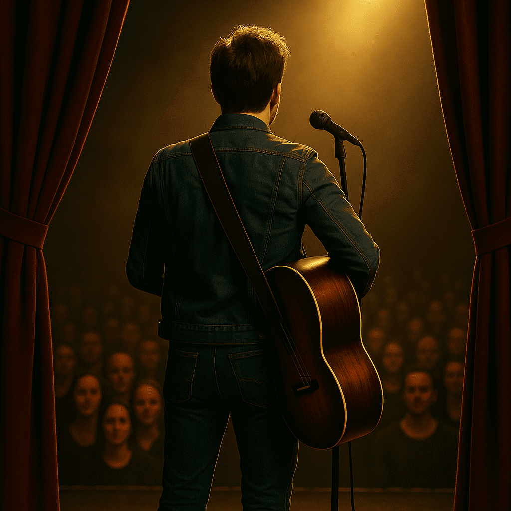 20250501 0736 guitarist on stage remix 01jt4gvmc9fxp8j04ct5e2g288
