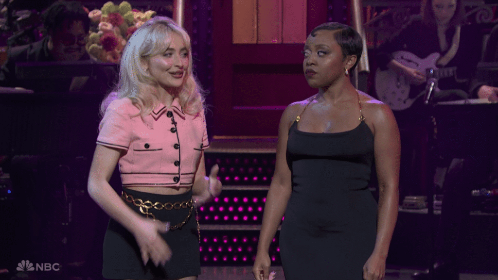 Sabrina carpenter and quinta brunson celebrate thowties in style