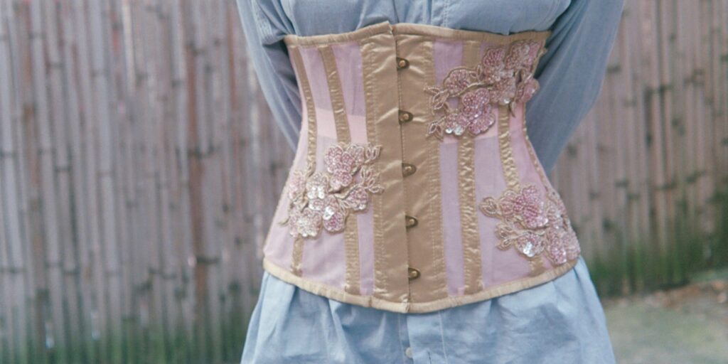 Kim Kardashian Pays Tribute to Courtney Love with Vintage Galliano Corset