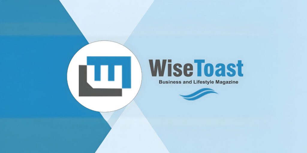 "Wisetoast magazine logo featuring a clean, professional design representing a platform focused on clear, research-based business and lifestyle content."